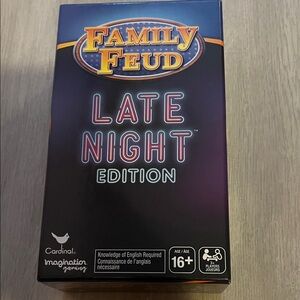 Cardinal Family Feud Late Night Edition Game - Black